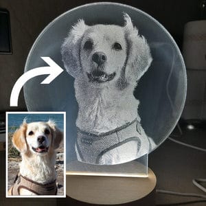 Custom Pet Photo Lamp