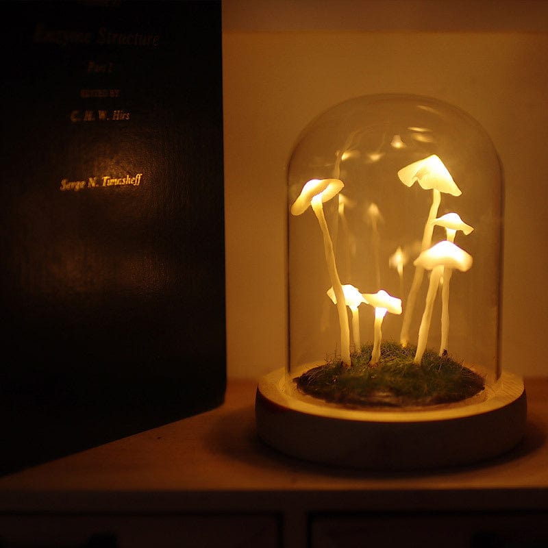 Hand-Made Creative Retro Mushroom Night Light