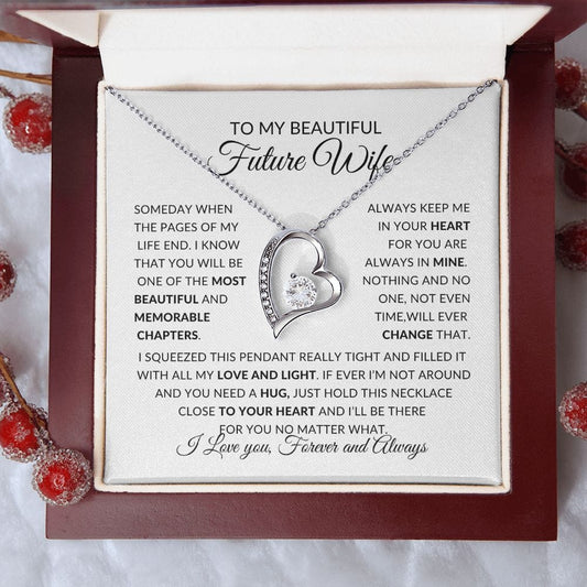 To My Beautiful Future Wife | You Are The Most Memorable Chapter | Forever Love Necklace