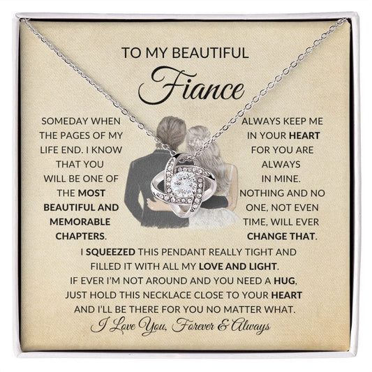 To My Beautiful Fiance | Most Beautiful Chapter | Love Knot Necklace