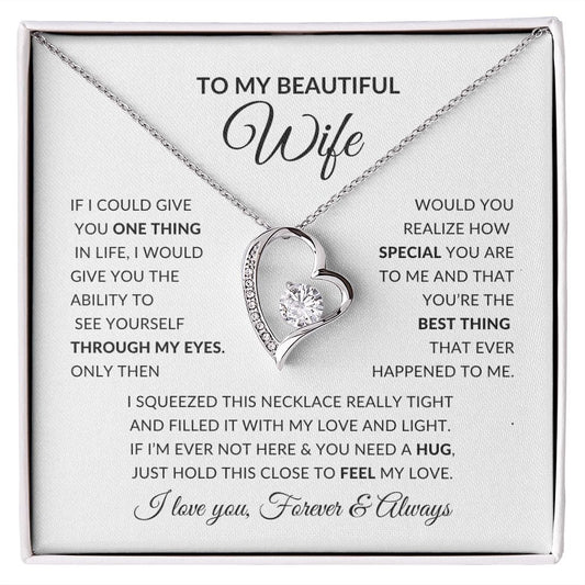 To My Beautiful Wife | The Best Thing That Ever Happened To Me | Forever Love Necklace