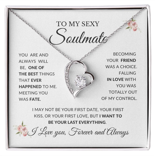 To My Sexy Soulmate | Meeting You was Fate | Forever Love Necklace